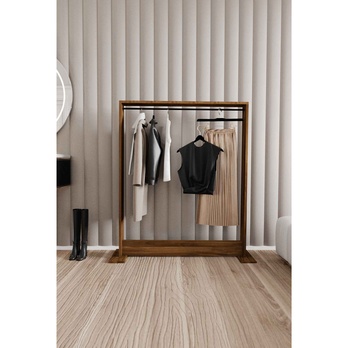 Stojan na šaty SALVITOR orech 2