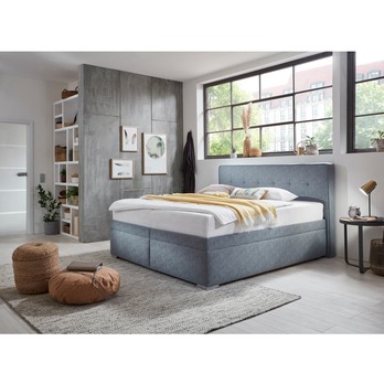 Posteľ boxspring SAMBA sivá 1