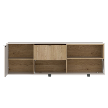 TV komoda SAMM dub cremona/kamenná béžová, šírka 184 cm 2