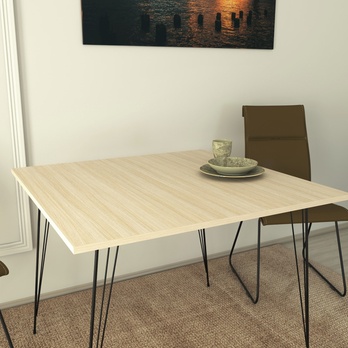 Jedálenský stôl SANDALF 2 dub/čierna 3