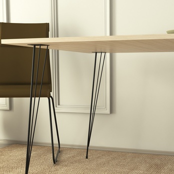 Jedálenský stôl SANDALF 2 dub/čierna 4