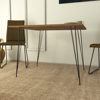 Jedálenský stôl SANDALF 2 dub caucasian/čierna 2