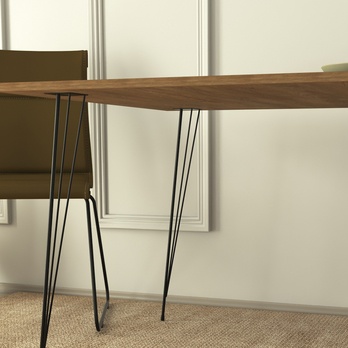 Jedálenský stôl SANDALF 2 dub caucasian/čierna 4