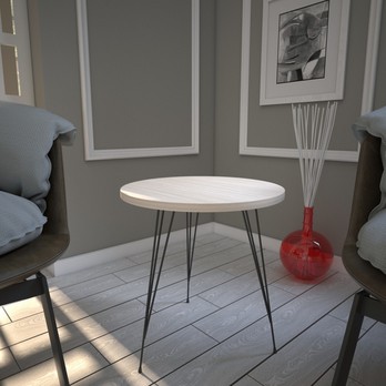 Prístavný stolík SANDALF dub/čierna 1