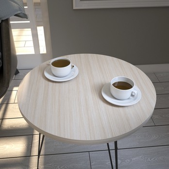 Prístavný stolík SANDALF dub/čierna 4