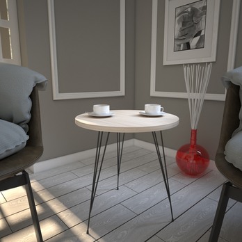 Prístavný stolík SANDALF dub/čierna 5