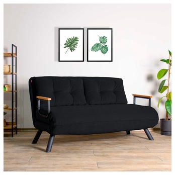 Pohovka SANDO čierna 1