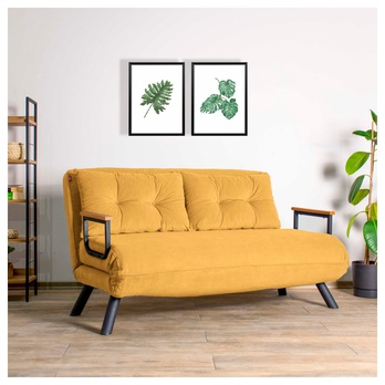 Pohovka SANDO horčicová 1