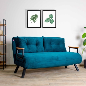 Pohovka SANDO petrolejová 1