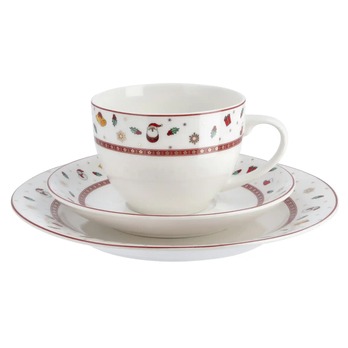 Kávová súprava SANTA porcelán, 18 ks 2