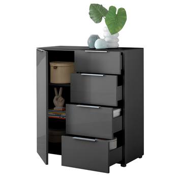 Komoda SANTORIN 2 antracitová 2