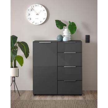 Komoda SANTORIN 2 antracitová 5