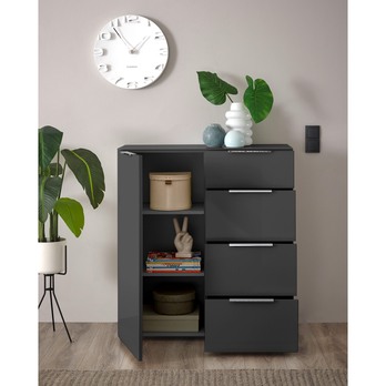 Komoda SANTORIN 2 antracitová 7