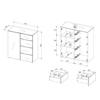 Komoda SANTORIN 2 kašmírová 8