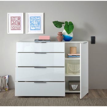 Komoda SANTORIN 3 biela 5