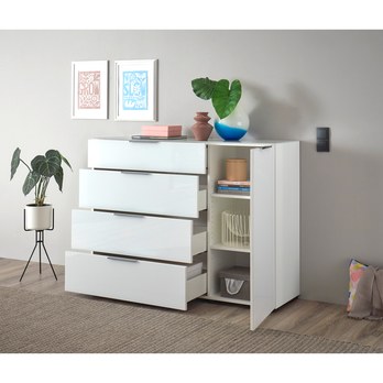 Komoda SANTORIN 3 biela 6