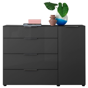 Komoda SANTORIN 3 antracitová 3