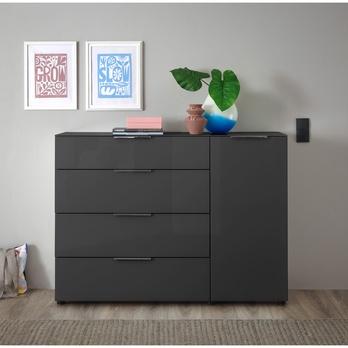 Komoda SANTORIN 3 antracitová 4