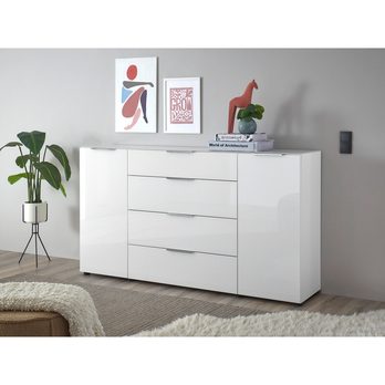 Komoda SANTORIN 4 biela 1