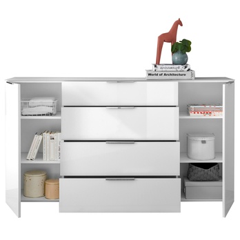 Komoda SANTORIN 4 biela 4