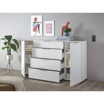 Komoda SANTORIN 4 biela 6