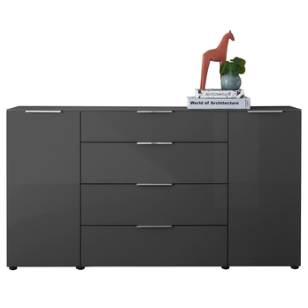 Komoda SANTORIN 4 antracitová 4