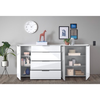 Komoda SANTORIN 5 biela 6
