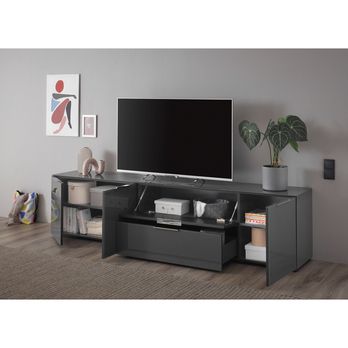 TV komoda SANTORIN 7 antracitová 2