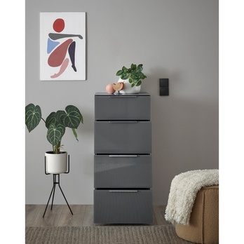 Komoda SANTORIN 9 antracitová 6