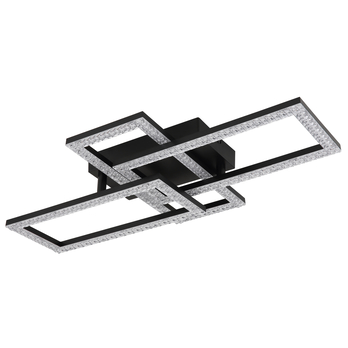 Stropné LED svietidlo SAPENA 4 čierna 2