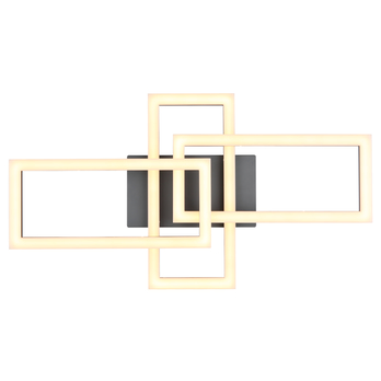 Stropné LED svietidlo SAPENA 5 čierna/sivá/biela 4