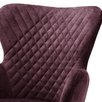 Jedálenská stolička SARANDER II buk čierna/amour bordová 1