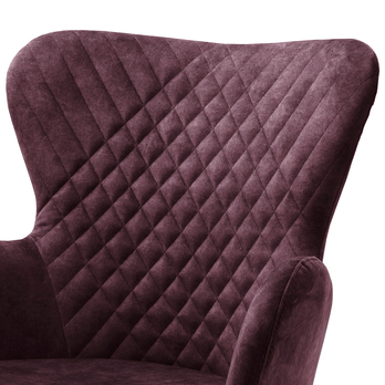 Jedálenská stolička SARANDER III dub/bordová 1