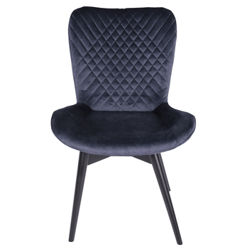 Jedálenská stolička SARANDER buk čierna/tmavomodrá 1