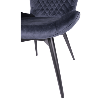 Jedálenská stolička SARANDER buk čierna/tmavomodrá 4