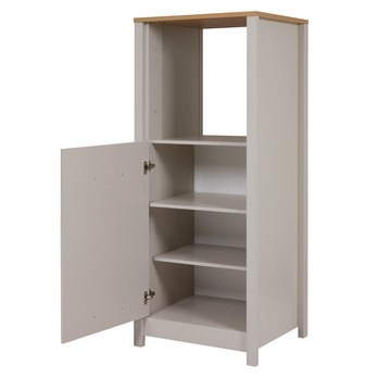 Skriňa na rúru a chladničku SARDEGNA kašmírová/dub artisan 2