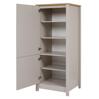 Skriňa na chladničku SARDEGNA kašmírová/dub artisan 2