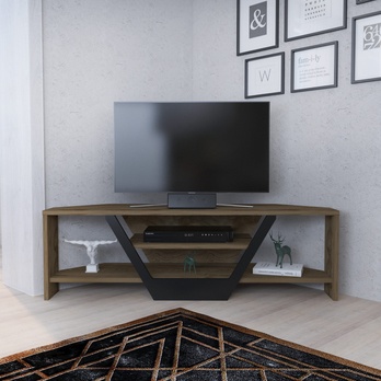 TV stolík SARES dub/čierna 1