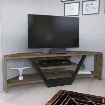 TV stolík SARES dub/čierna 2