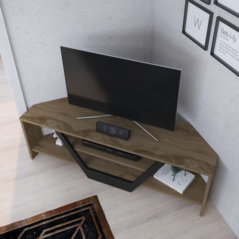 TV stolík SARES dub/čierna 3