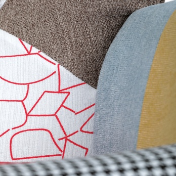 Hojdacie kreslo SARIA kaučukovník/patchwork 10