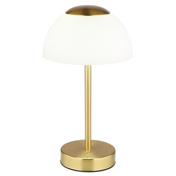 Stolná lampa SARIMA mosadz/biela 3