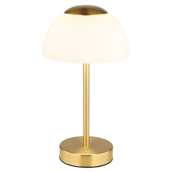 Stolná lampa SARIMA mosadz/biela 4