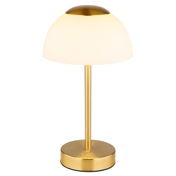 Stolná lampa SARIMA mosadz/biela 5