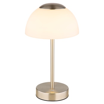 Stolná lampa SARIMA nikel/biela 3