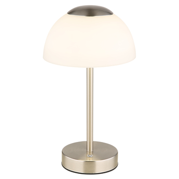 Stolná lampa SARIMA nikel/biela 4