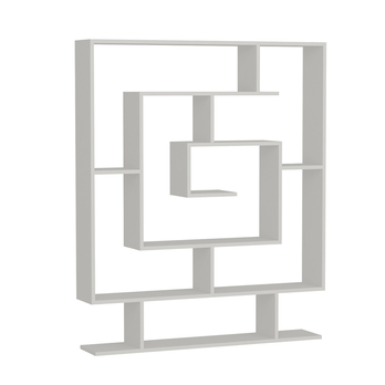 Regál/knižnica SARMASIK biela 3