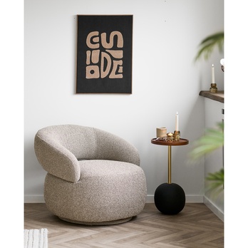 Konferenčný stolík SARUNI prírodná/čierna 1