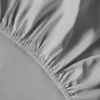 Prestieradlo SATIN svetlosivá, 90x200 cm 2