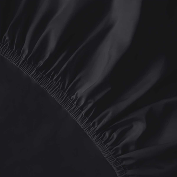 Prestieradlo SATIN čierna, 120x200 cm 2